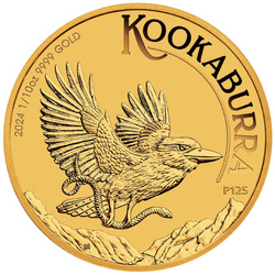 Kookaburra 1/10 uncji Złota 2024