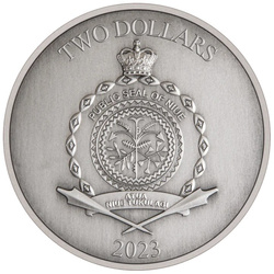 Niue: The Lord of the Rings - Mordor 1 oz Silber 2023 Antique Finish