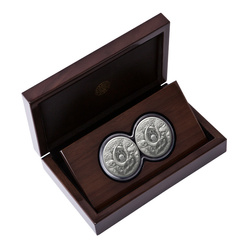 Big Five II: Buffalo - Double Capsule - Set 2 x 1 oz Silver 2023 Proof