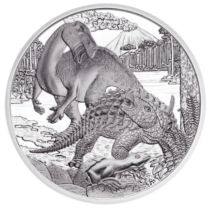 La vita sulla Terra: Cretaceo 20 Euro 2014 Proof