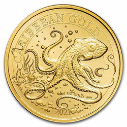Barbados: Octopus 1 oz Oro 2021