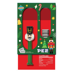 Lingot Pamp : PEZ Holiday Nutcracker Gift Set 6 x 5 g d'argent 2025 Reverse Proof
