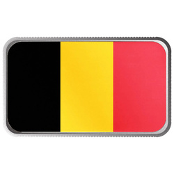 Scottsdale Mint Belgien Flagge farbig 1 oz Silber Barren