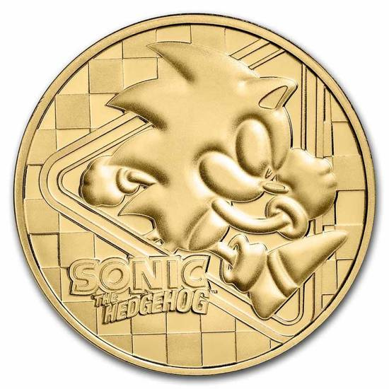 Niue: Sonic The Hedgehog 1 oncia d'oro 2022