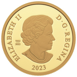 Canada: His Majesty King Charles III's Royal Cypher $200 Złoto 2023 Proof 