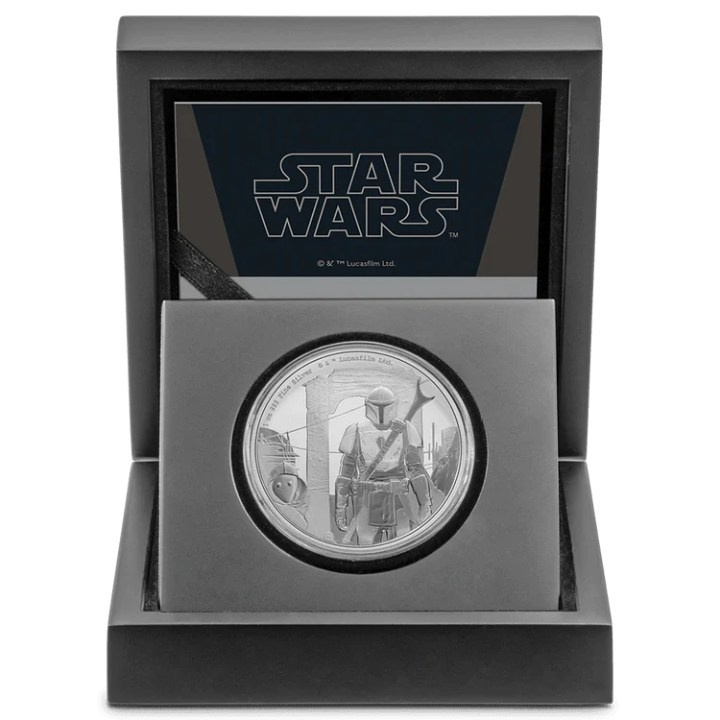 Niue: Star Wars The Mandalorian – The Mandalorian 1 uncja Srebra 2021 Proof