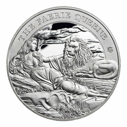 St Helena: Faerie Queene - Una & Lion 1000 grammi d'argento 2023 Proof