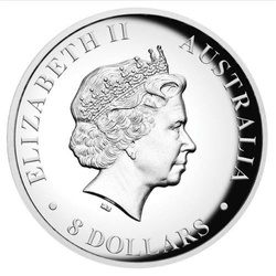 Águila australiana 5 oz Plata 2016 Prueba en alto relieve