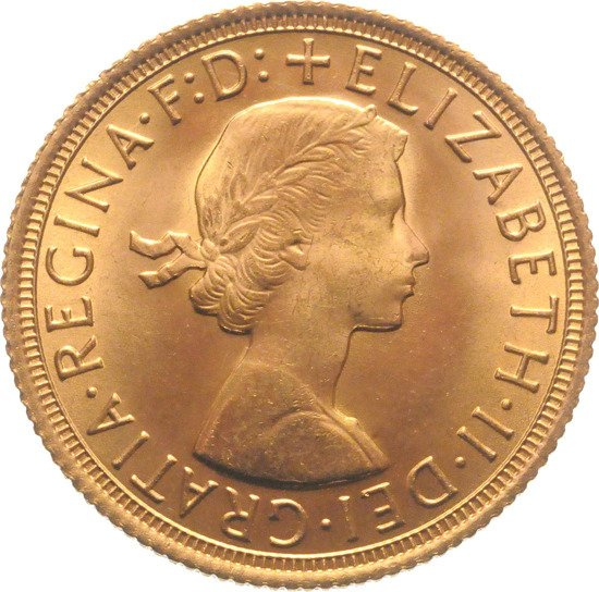 Złoty Suweren Great Britain Gold Sovereign 1968 Stan II