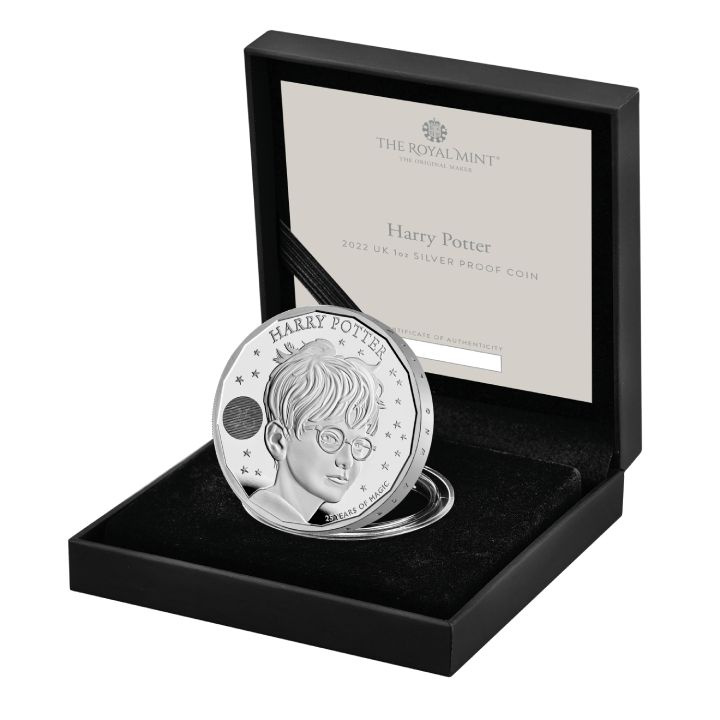 Harry Potter 25e anniversaire 1 once d'argent 2022 Proof
