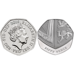 Lote de 14 monedas de plata Gran Bretaña 2018 Proof