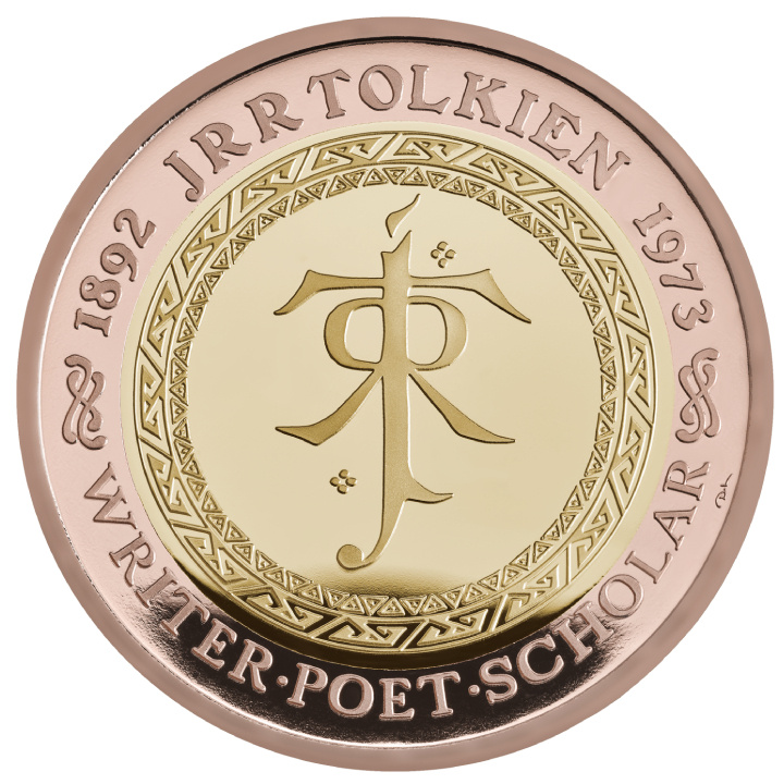 Celebrazione della vita e dell'opera di JRR Tolkien £2 Złoto 2023 Proof