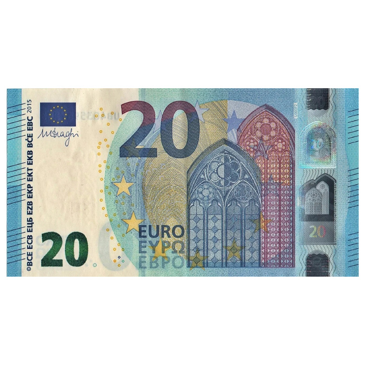 Billet de 20 euros (20 EUR) En circulation