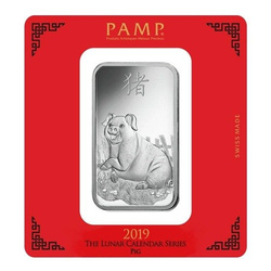 100 gBar Silver Lunar Year of the Pig
