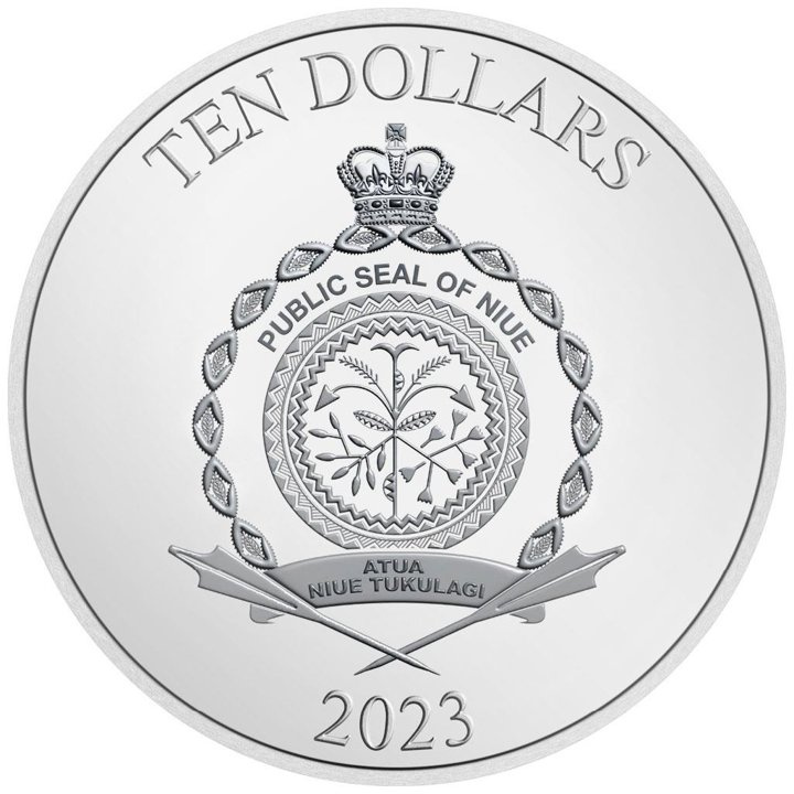 Niue: Star Wars - Return of the Jedi 40 rocznica filmu kolorowany 3 uncje Srebra 2023 Proof