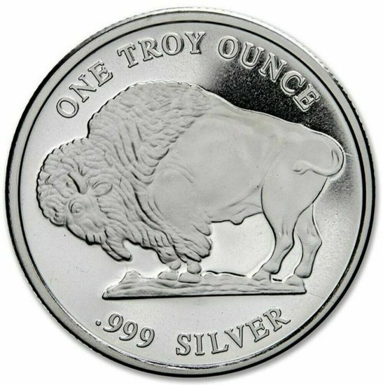Buffalo 1 oz Silber Round RMC