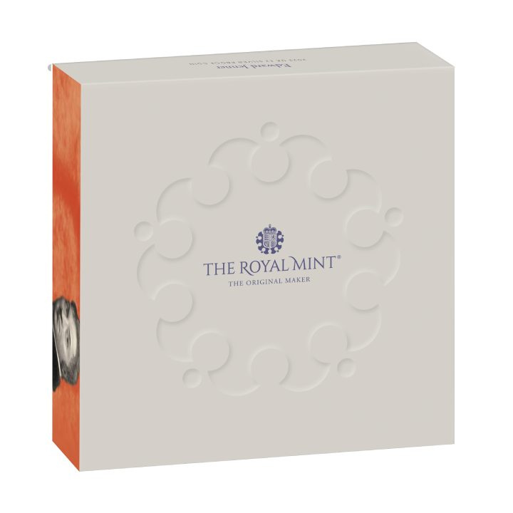 Edward Jenner 2 libry pozlaceného stříbra 2023 Proof