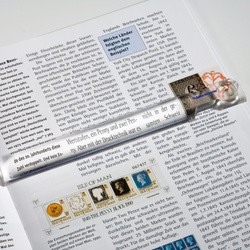 Leuchtturm - Lupa w kształcie linijki o powiększeniu 2,5x