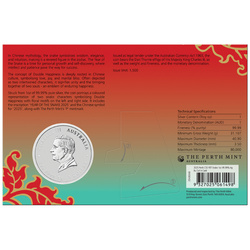 Perth Mint: Lunar III - Year of the Snake "Double Happiness Xi" coloured 1 oz Silver 2025 (Perth Stamp and Coin Show Special)