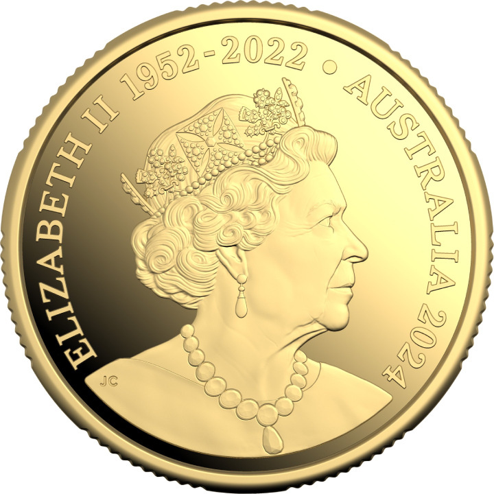 RAM: Zestaw 6 monet Change of Monarch Złoto 2024 Proof