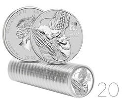 Lunar III: Year of the Mouse 1 oz Silver Sets 20 Pc. 2020