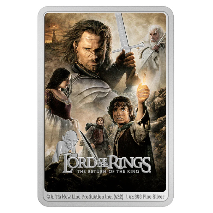 Niue: The Lord of the Rings - The Return of the King kolorowany 1 uncja Srebra 2022 Proof