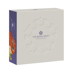 The Royal Tudor Beasts: The Tudor Dragon 5 once d'argento 2024 Proof