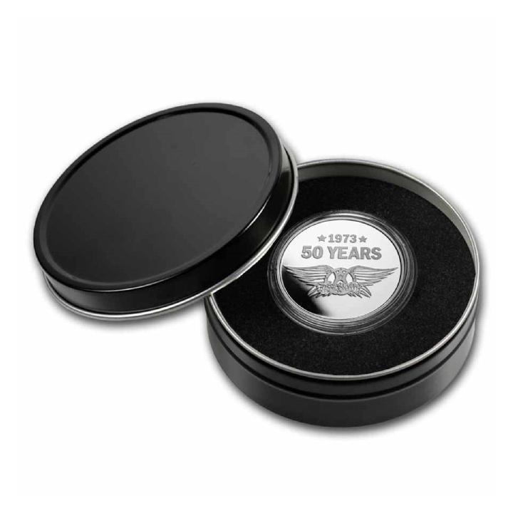 Niue: Aerosmith 50. rocznica 1 uncja Srebra 2023 Proof