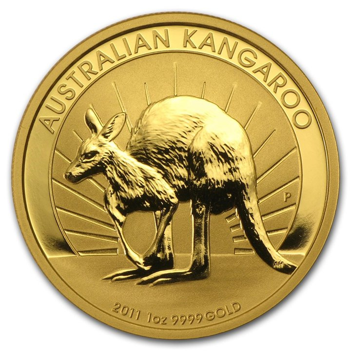 Kangourou australien 1 once d'or 2011