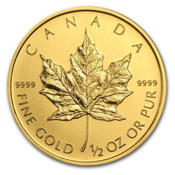 Maple Leaf 1/2 oz Gold 2013