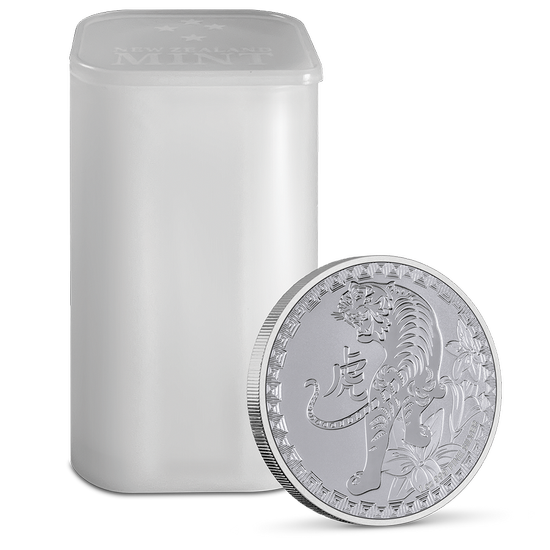 Niue: Rok tygra 1 unce stříbra 2022