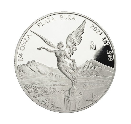 Mexican Libertad 1/4 oncia d'argento 2021 Proof