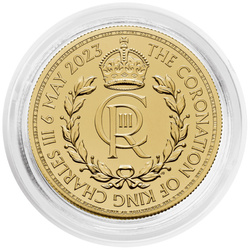La Coronación de Su Majestad el Rey Carlos III 1/10 oz Oro 2023