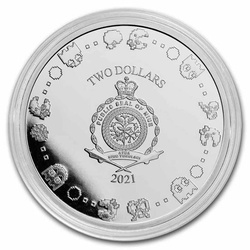 Niue : Ms.PAC-MAN 40e anniversaire 1 once d'argent 2021 Proof