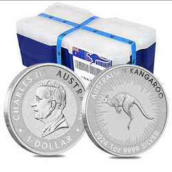 Australian Kangaroo 1 oz Silver 2024