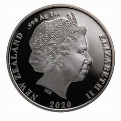Haubenpinguin 1 oz Silber 2020