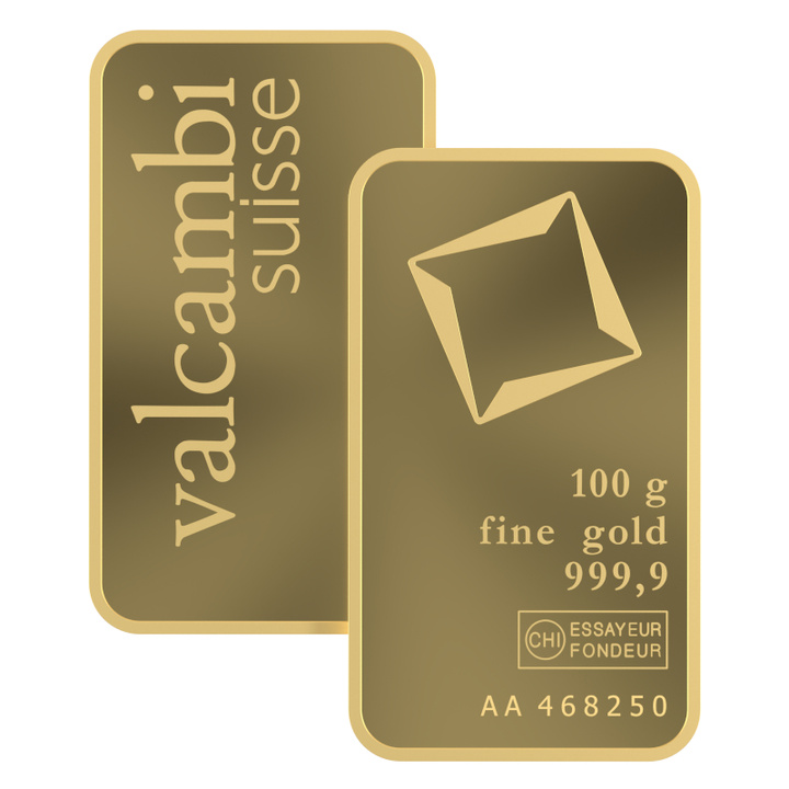 Lingou Valcambi 100 g aur