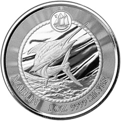 Cayman Islands: Marlin 1 uncja Srebra 2023 Prooflike