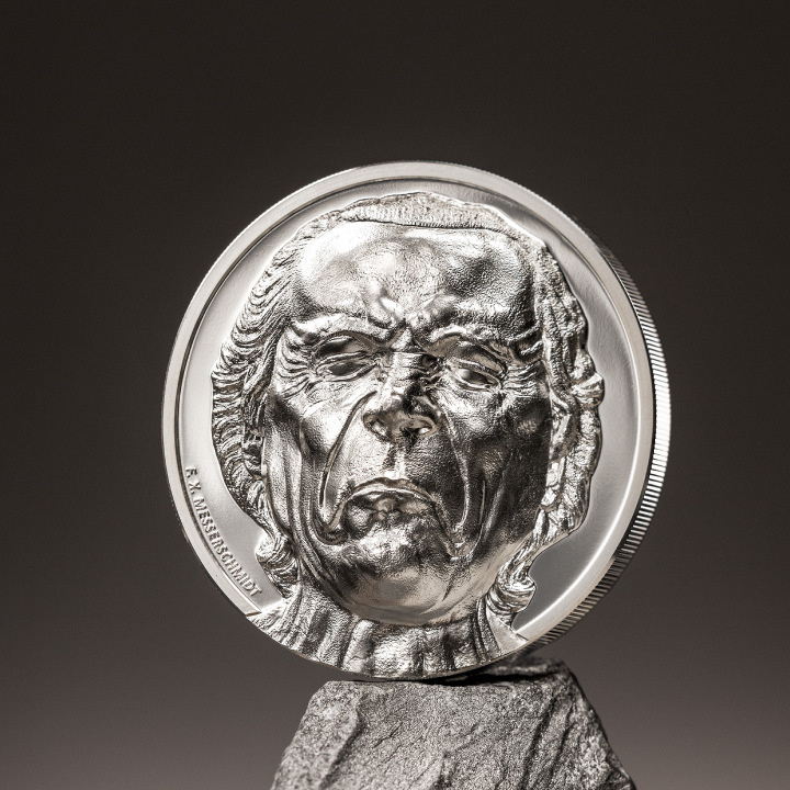 Cook Islands: Striking Heads - The Vexed Man 2 uncje Srebra 2023 Proof Ultra High Relief