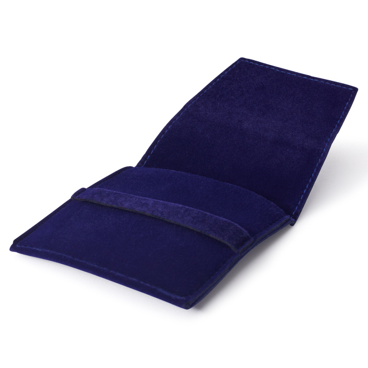 Leuchtturm - Monedero Premium para una moneda con o sin cápsula de hasta 50 mm, azul