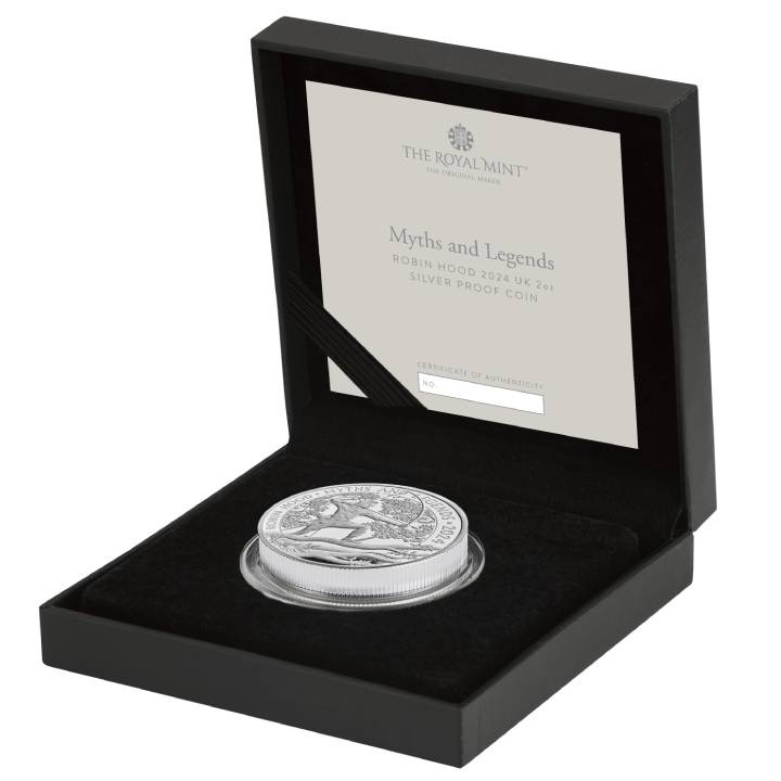 Myths & Legends: Robin Hood 2 oz Silber 2024 Proof