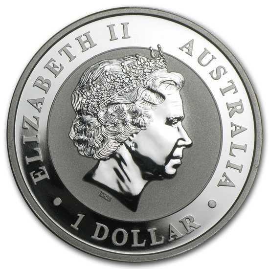 Kookaburra 1 uncia ezüst 2014 Privy F15