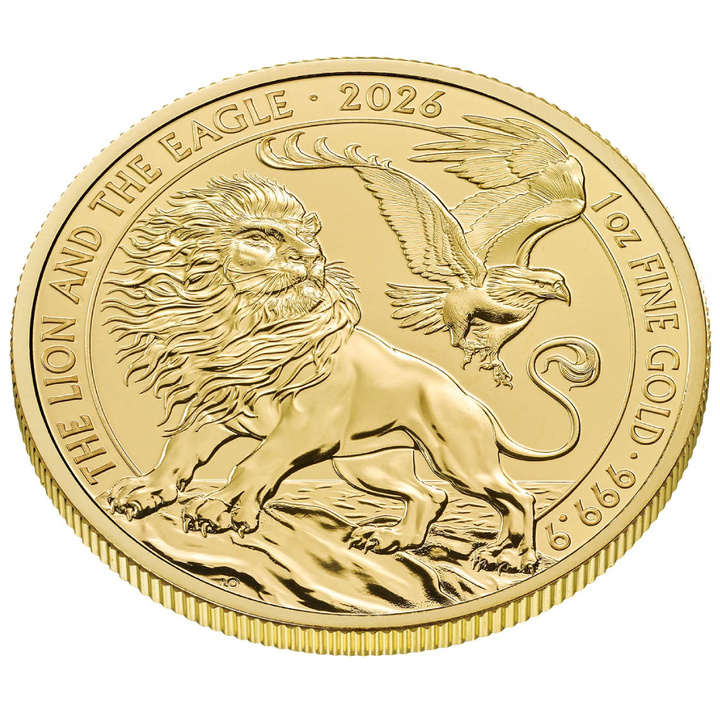 The Lion and The Eagle 1 onza de oro 2026