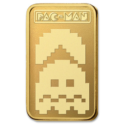 Sztabka PAC-MAN 45. rocznica 1 gram Złota 2025