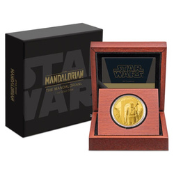 Niue: Star Wars The Mandalorian – The Mandalorian 1 unce zlata 2021 Proof