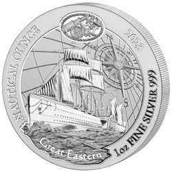 Ruanda: Onza Náutica - 165 Años de Gran Oriente 1 oz Plata 2023
