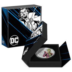 Niue: DC Villains - The Joker coloured 3 oz Silber 2023 Proof