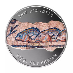 Fishes colorată 1 oz Argint 2012