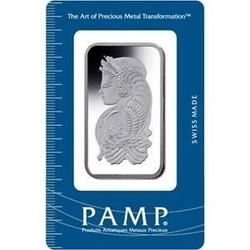 50 gram Silberbarren Pamp Fortuna