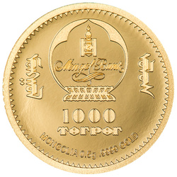 Mongolia: Evolución de la Vida - Nimravidae 0,5 gramos Oro 2023 Proof